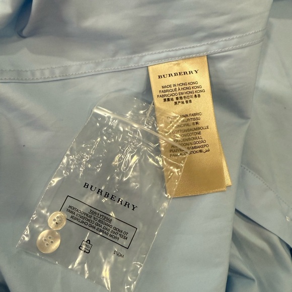 BURBERRY BRIT Men's Blue Shirt - Picture 12 of 14